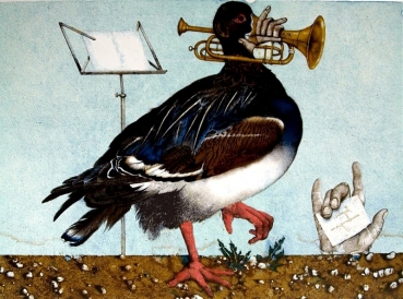 Michael Mathias Prechtl, Large Black Trumpeter Bird