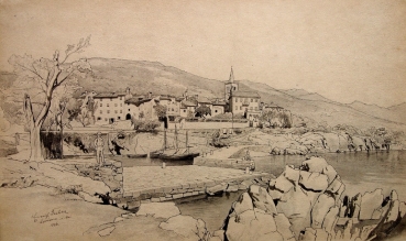 Emerich Fechter, Lovrana in May 1886