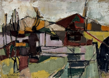 Lotte Wolf-Koch, Landscape with Houses