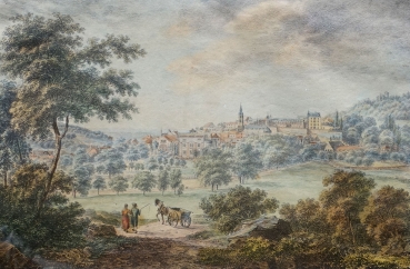 C.F. Müller, View of the City of Baden in the Grand Duchy of Baden