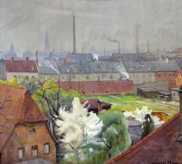 Andreas Bach, View over Nuremberg