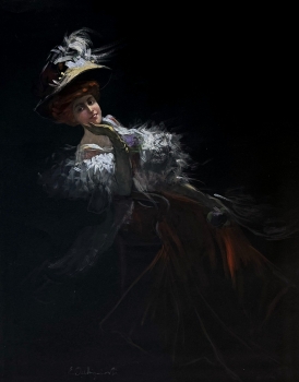 Ernestine Quantin (zug.), Bildnis einer Dame