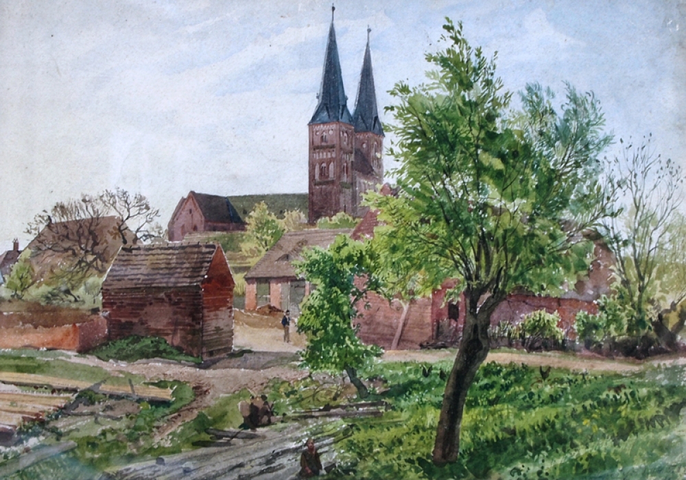 Wilhelm Herwarth, Fränkisches Dorf