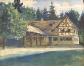 Rudolf Schiestl, Gasthaus auf dem Moritzberg