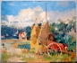 Preview: Reinhold Pallas, Italienische Landschaft mit Eselkarren