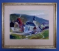 Preview: Unbekannter, Deutscher Expressionist (ca. 1960), Dorfansicht