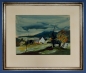 Preview: Deutscher Expressionist (ca. 1960), Blick auf ein Dorf
