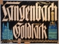 Preview: Peter Bina, Versammlung vor der Kirche & Plakatentwurf Langenbach Goldlack
