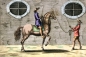 Preview: Peter Troschel, Reitschule Kupferstich