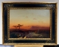 Preview: Johannes Franciscus Hoppenbrouwers, Südliche Landschaft im Abendlicht