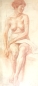 Preview: Karl Hemmerlein, Seated nude women