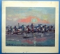 Preview: Erwin Shoultz-Carrnoff, Stadt und Schiffe bei Sonnenaufgang