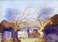 Preview: György Németh (Németh György), homestead with horse and cart