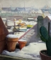Preview: Andreas Bach, Blick aus dem Atelierfenster auf das verschneite Nürnberg