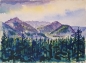 Preview: Emil Scheidig, Valley of Bayrischzell with Kaiser Mountains