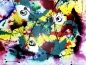 Preview: Franz J. Blank, Farbspirale mit Augen XIV