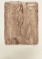 Preview: Tugomir Huberger, Red Female Nude Lithograph