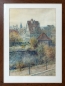 Preview: Wilhelm Ritter, Blick über die Stadtmauer auf die Burg in Nürnberg
