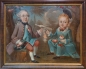 Preview: Portrait zweier adeliger Kinder mit Früchten und Singvogel