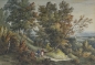 Preview: Unbekannt, Landschaft mit Personenstaffage