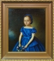 Preview: Biedermeier painter, Girl in a Blue Robe