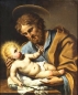 Preview: Heiliger Josef mit dem Jesuskind 18. Jahrhundert