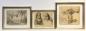 Preview: Unbekannter Künstler, Konvolut von drei Kohlezeichnungen