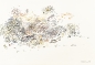 Preview: Oskar Koller, Aquarell Gepunktet Darstellung