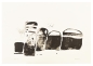 Preview: Oskar Koller, Abstract black shapes