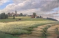 Preview: J.K., Landschaft mit Gutshof und pflügenden Bauern