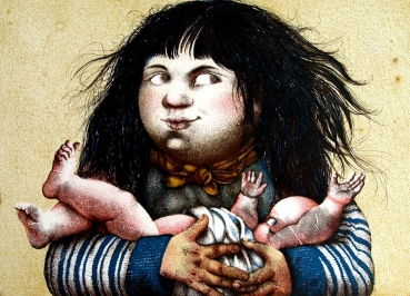 Michael Mathias Prechtl (1926-2003), Pamela with doll