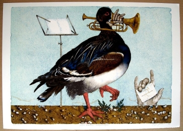 Michael Mathias Prechtl, Large Black Trumpeter Bird