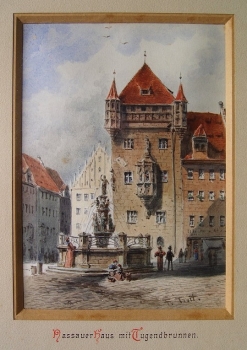 Friedrich Georg Trost, Neun Nürnberger Stadtansichten
