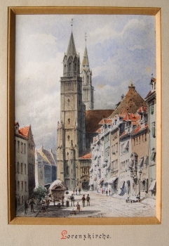 Friedrich Georg Trost, Neun Nürnberger Stadtansichten