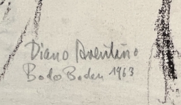 Bodo Boden, Diano Arentino 1963