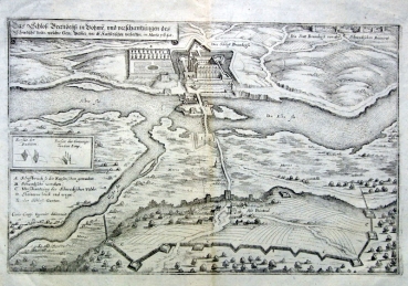 Matthäus Merian (1593- 1650), Schloss Brandeis in Böhmen, früher: Schloß Brandys