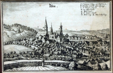 Matthäus Merian (1593-1650), Isen, Müchen, Erding