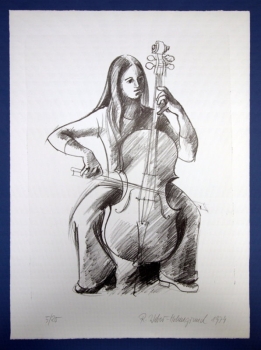 Rosalinde Weber- Hohengrund (1934), Young Woman Playing Cello