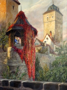 Jöhnssen, Adolf (1871-1950), Burgansicht