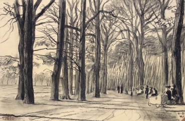 Bina, Peter (1888-1969), Im Park