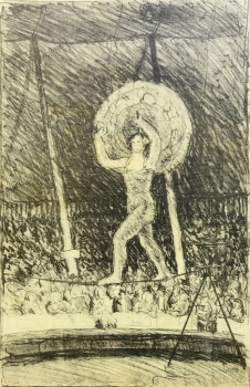 Hans Barthelmeß, Balancierende Artistin