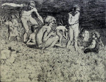 Hans Barthelmeß, Badende Buben