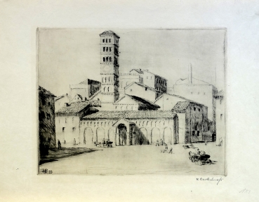 Preview: Hans Barthelmeß, Italienische Klosteranlage