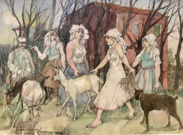 Hans Wiedemann, Bauernhaus in der Provence