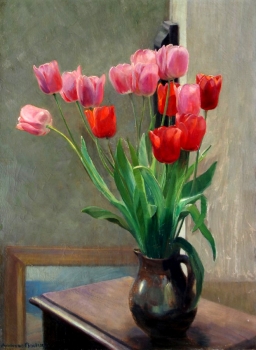 Andreas Bach, Tulpenstillleben