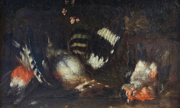 Barbara Regina Dietzsch (attr.), hunting still life with killed birds