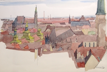 Peter Leonhardt, Dächer der Nürnberger Altstadt