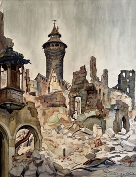 Karl Seubert, Nuremberg After the War Destruction