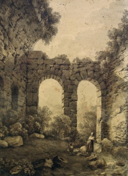 Charles oder Philibert de Graimberg?, Heidelberger Schlossruine