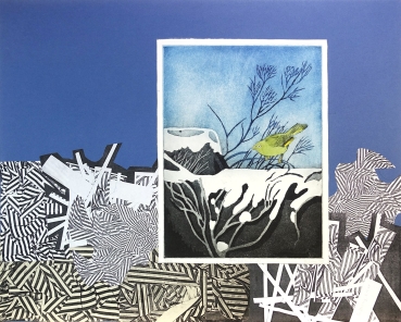 Frydl Prechtl-Zuleeg, Grünfink Collage